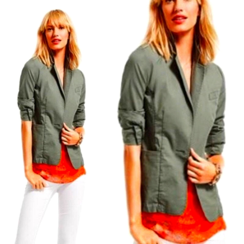 CAbi Casual Olive Jacket SZ XL